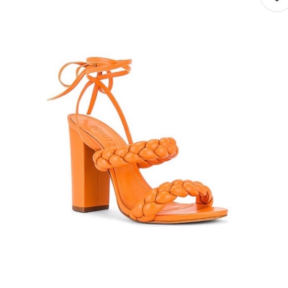 Schutz Orange Heels - image 1